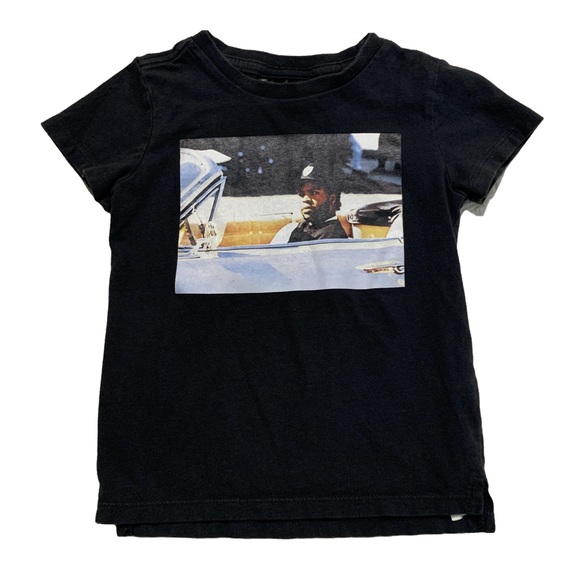 Cotton On Black Ice Cube Graphic Tee Toddler's Unisex Short Sleeve T-Shirt - Picture 1 of 5